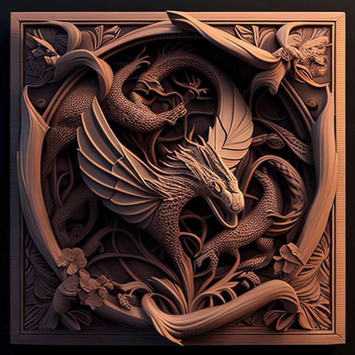3D модель Игра день драконов (STL)